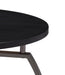 Dacre Round Coffee Table Dark Grey and Black Nickel - Furniture House (VA)