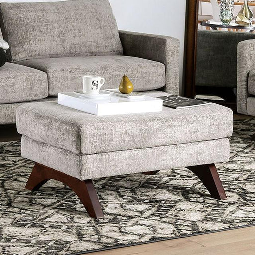 Harlech Gray Ottoman image