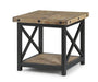 Flexsteel Carpenter Lamp Table in Rustic Gray image