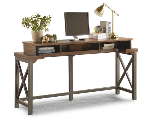 Flexsteel Carpenter Work Console in Rustic Brown image