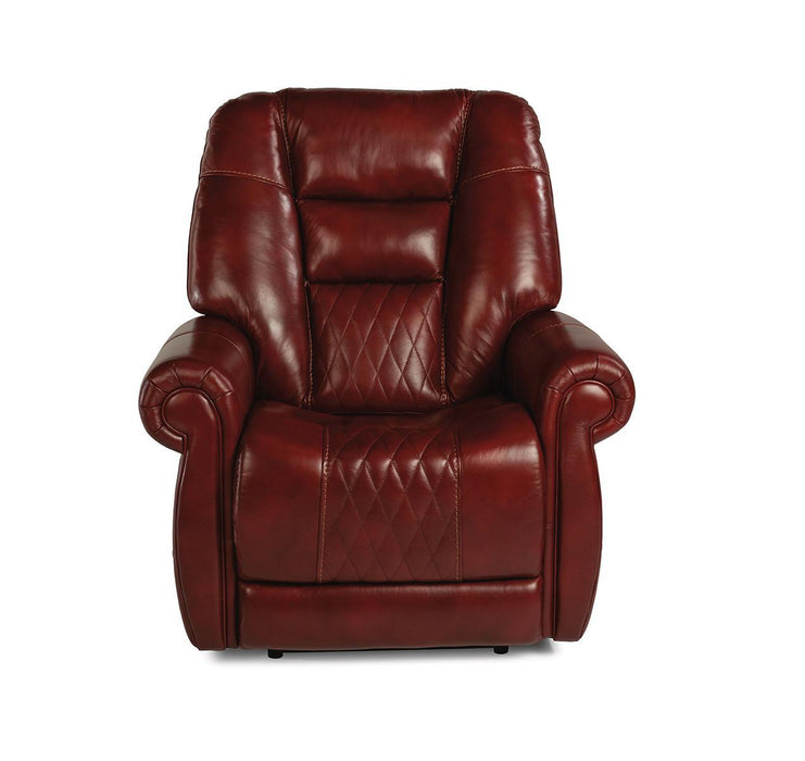 Flexsteel Maverick Power Recliner with Power Headrest and Lumbar