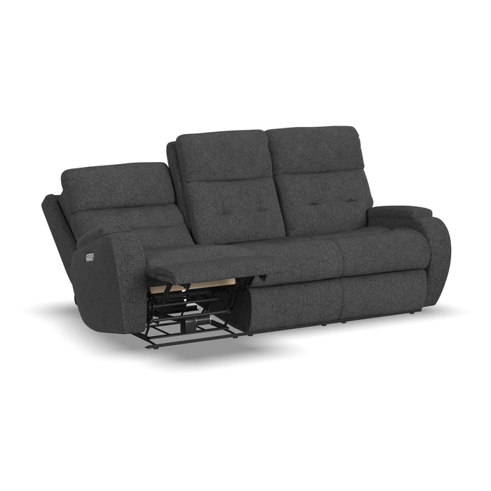 Strait 2906-62H Power Reclining Sofa with Power Headrests