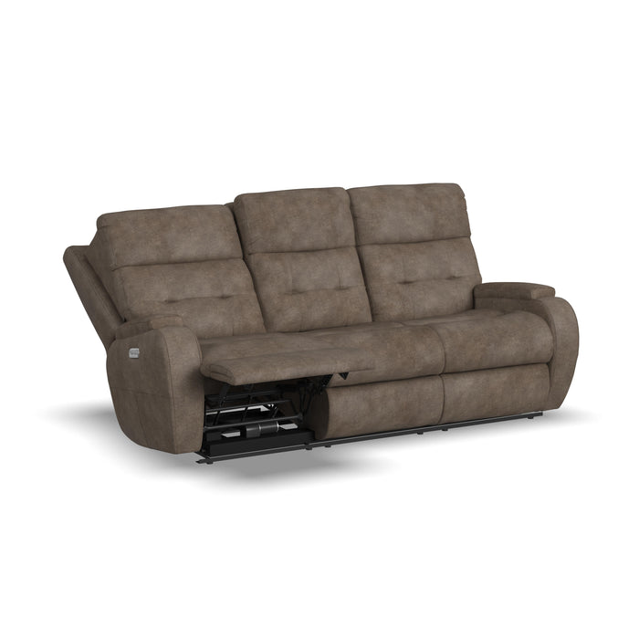 Strait B3906-62H Power Reclining Sofa with Power Headrests