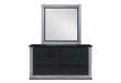 YLIME WAVY BLACK MIRROR WITH LED image