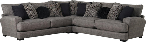 Jackson Furniture Ava 3pcs Sectional Set with USB Port in Pepper image