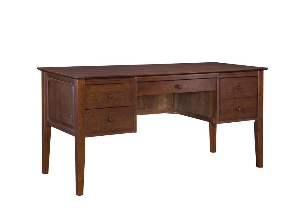 John Thomas Furniture Home Accents Executive Lancaster Shaker Desk in Espresso