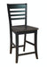 Cosmopolitan Roma Stool, Built In Coal / Black image