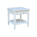 Destinations Spencer End Table In Pure White image