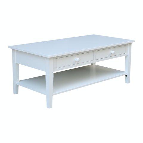 Destinations Spencer Sofa Table In Pure White image