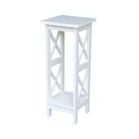 Home Accents 30" X Side Plant Stand In White image