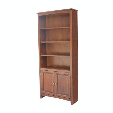 Home Accents Bookcase Doors (1 Pair) In Espresso image