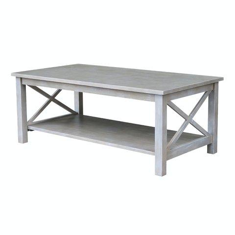 Home Accents Hampton Coffee Table In Taupe Gray image