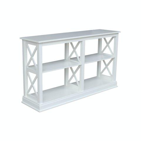 Home Accents Hampton Long Sofa Table In White image