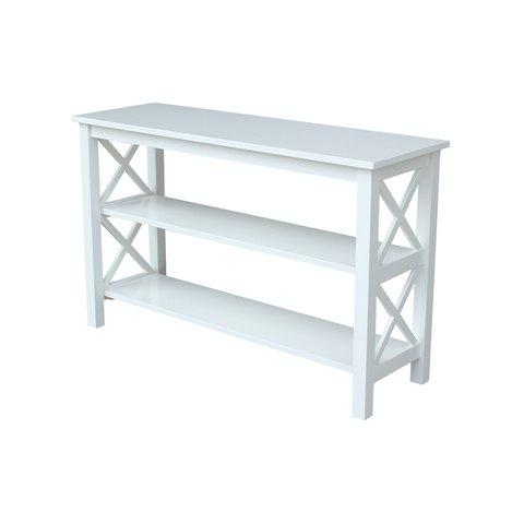 Home Accents Hampton Sofa Table In White image