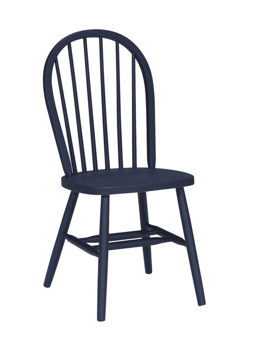 John Thomas Furniture Dining Essentials Windsor Side Chair (Set of 2) in Black image