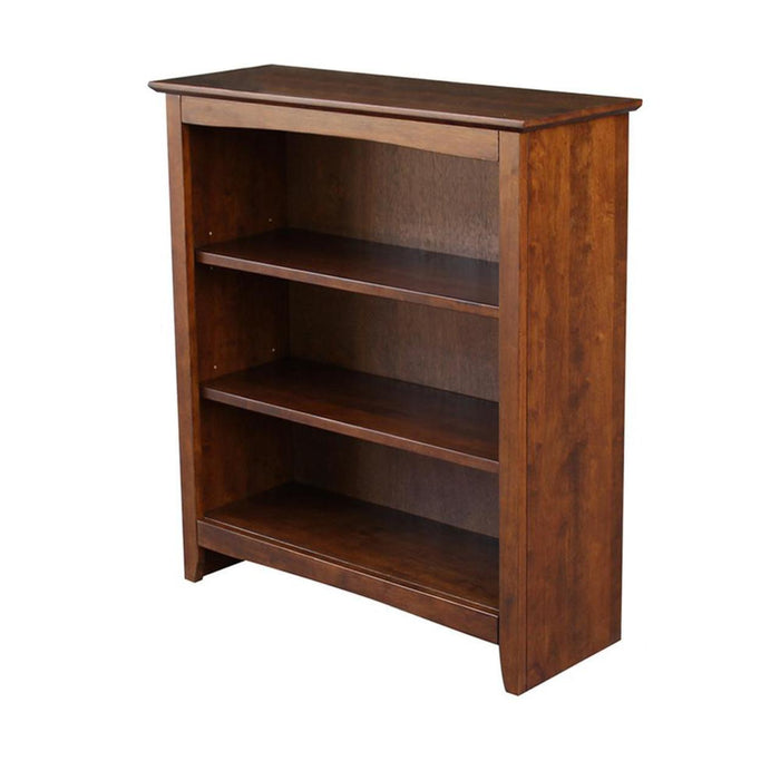 John Thomas Furniture Home Accents Shaker Bookcase in Espresso