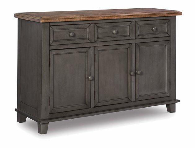 Vista Buffet (Built) In Hickory & Coal image