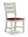 Vista Laddertback Chair (Built) In Hickory & Shell image