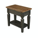 Vista Side Table (Rta) In Hickory & Coal image