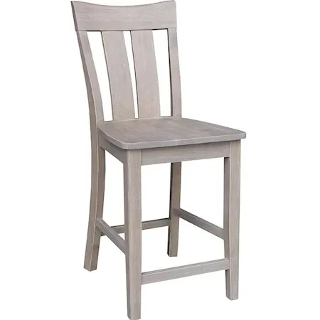 Cosmopolitan Ava Stool, Rta In Taupe Gray image