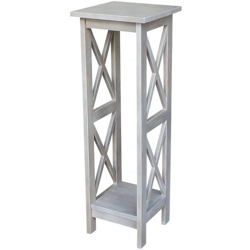 Home Accents 36" X Side Plant Stand In Taupe Gray image