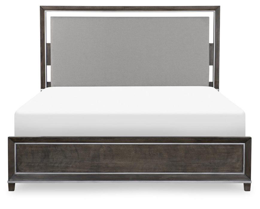 Legacy Classic Counter Point Panel King Bed in Satin SmokeK - Furniture House (VA)