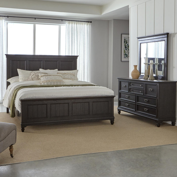 Allyson Park Queen Panel Bed, Dresser & Mirror