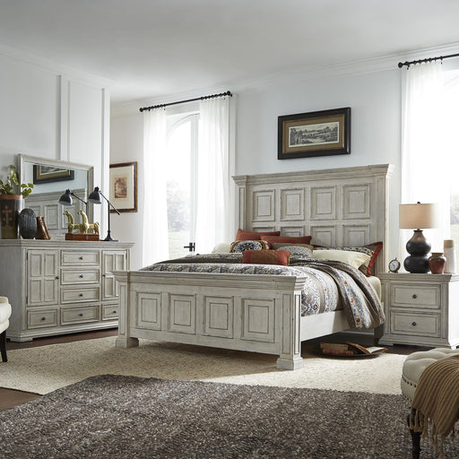 Big Valley Queen Panel Bed, Dresser & Mirror, Night Stand image