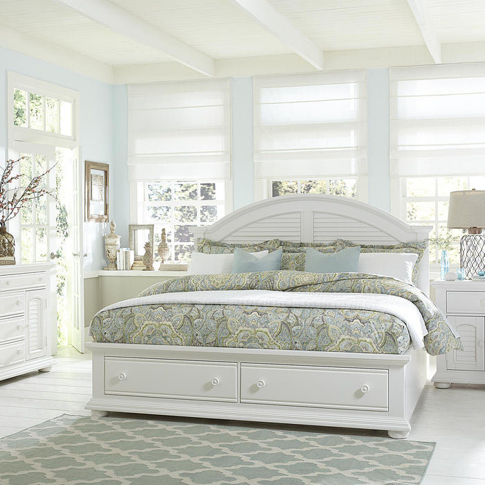 Summer House I Queen Storage Bed, Dresser & Mirror, Chest, Nightstand image