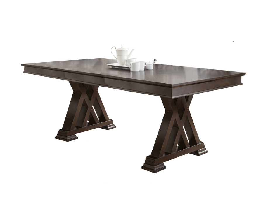 Steve Silver Adrian Dining Table in Espresso Cherry