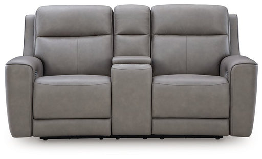 5Z-Comfort Power Reclining Loveseat with Console image